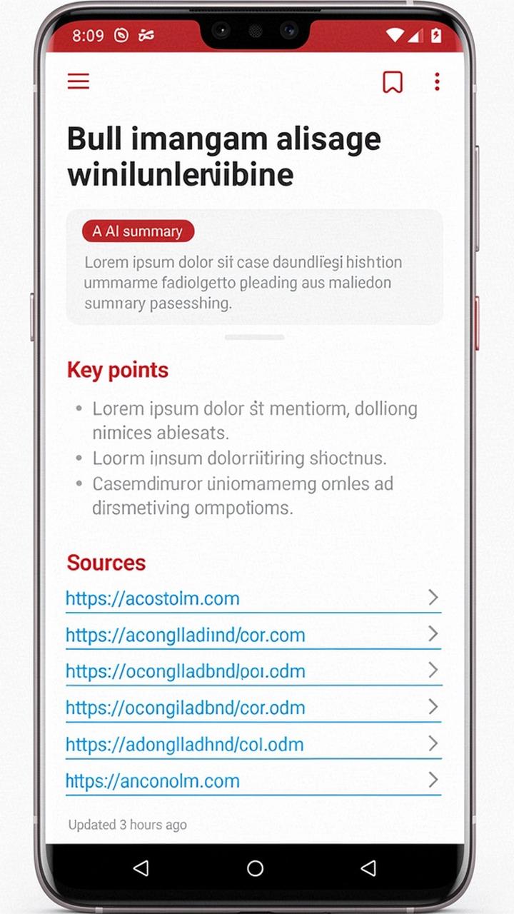 Artikelansicht mit KI-Kurzfassung und Quellen